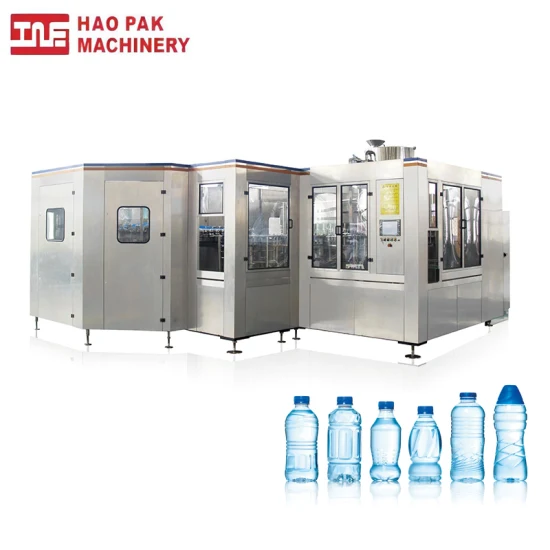 Automatische Anpassung der Füllköpfe, Ausgussbeutel, flüssiges Trinkwasser, Füllverschluss-Verpackungsmaschine